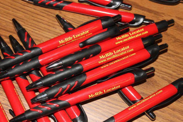 McRib Locator Pens