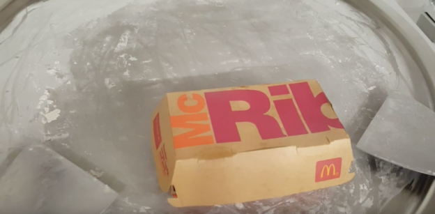 Arctic Griddle McRib Rolled Ice Cream