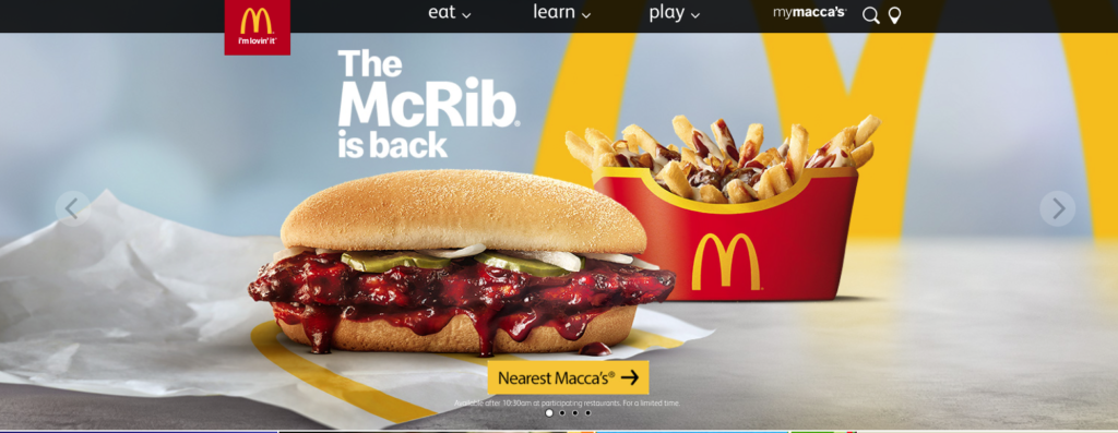 Australia McRib is Back
