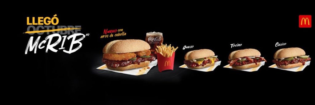 2019 McRib lineup 2
