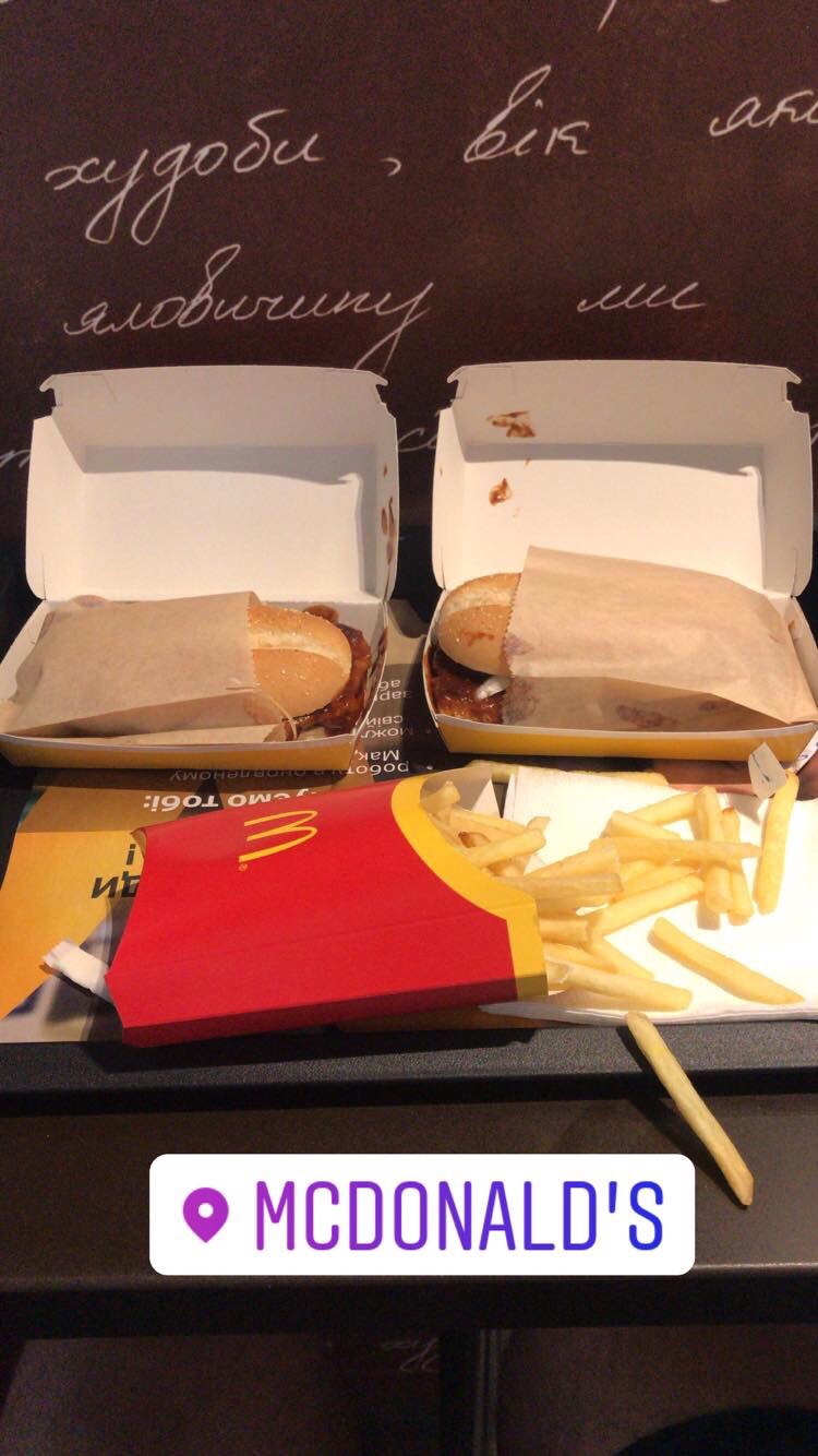 Kenny A. shared this picture of two McRibs with us