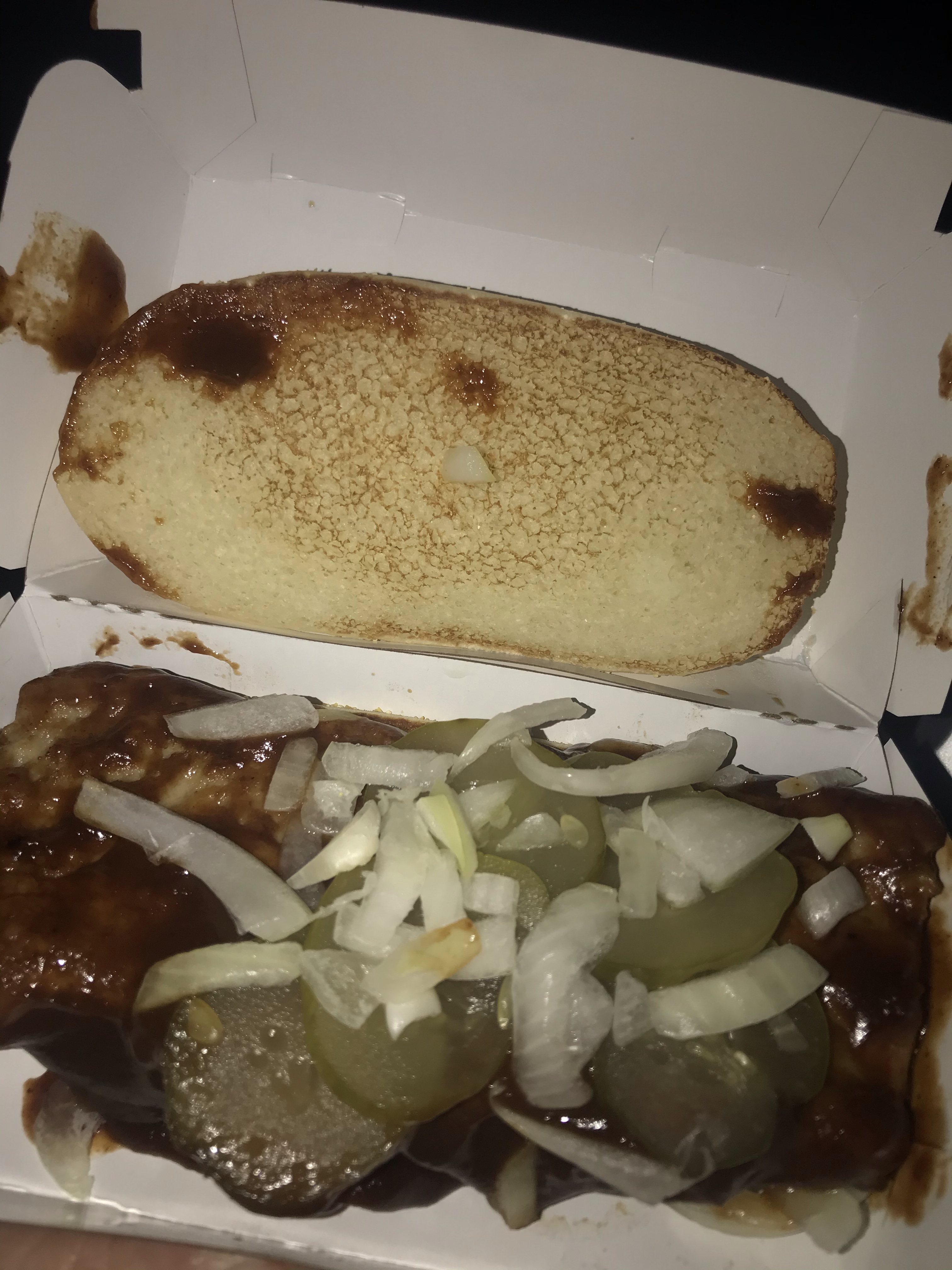 Late 2019 season McRib from Menomonie, WI