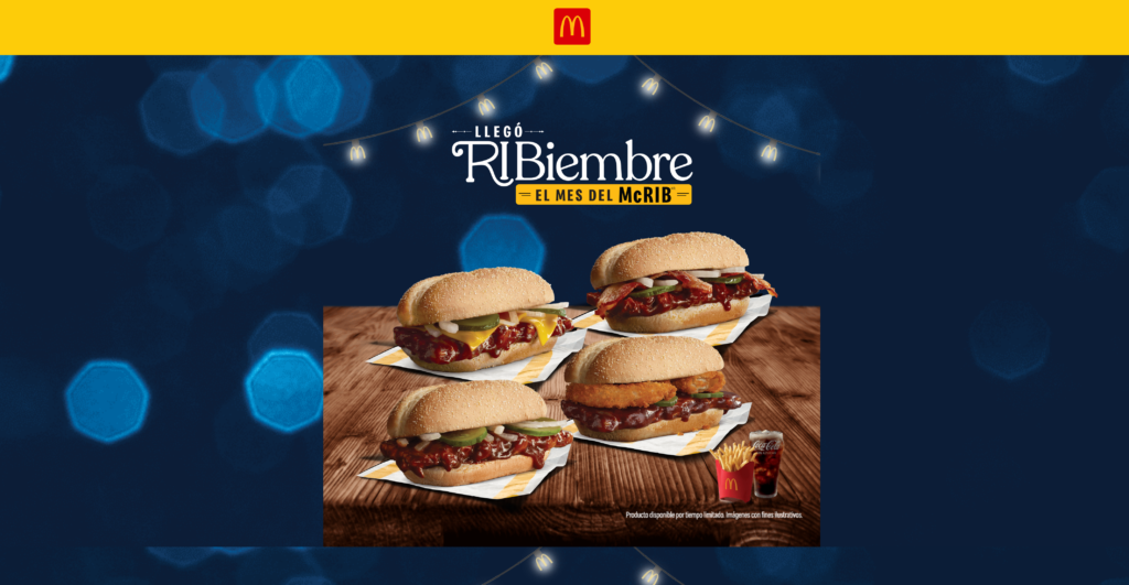 All 4 2020 McRib Variations