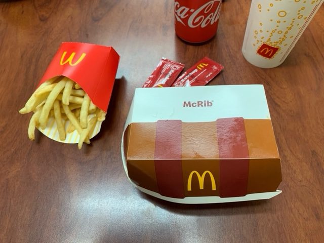 Costa Rica McRib container