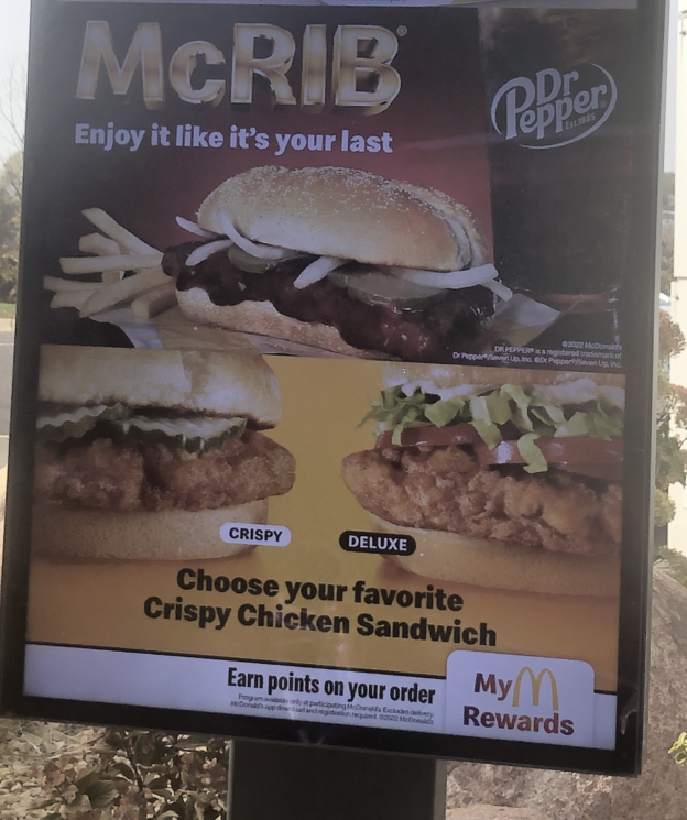 Last McRib?