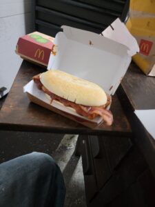 Joey Ferrigno McRib With Bacon