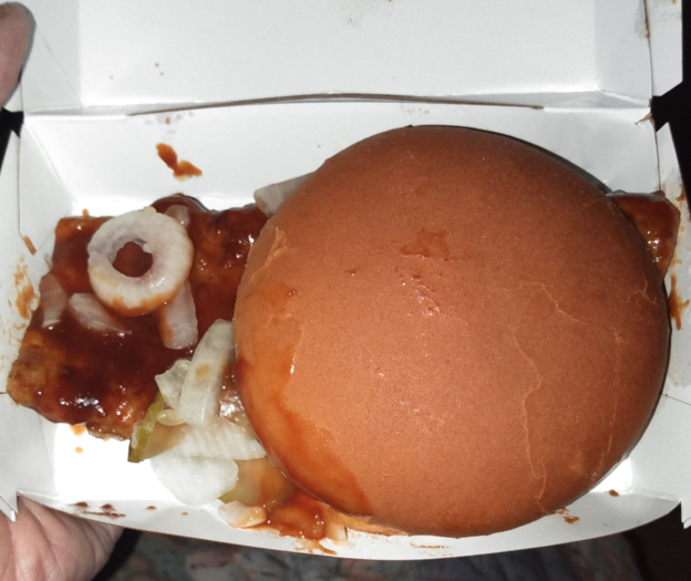 McRib On Burger Bun