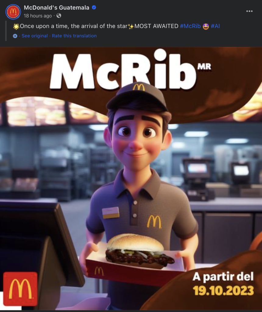 2023 Central America McRib returns McRib Locator