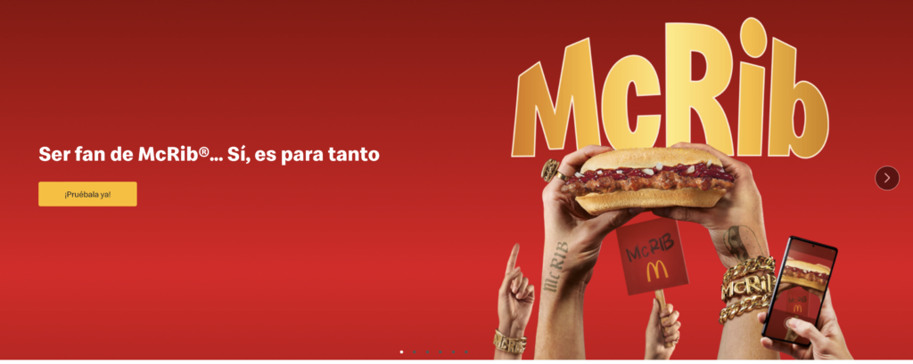 2024 Spain McRib Promo