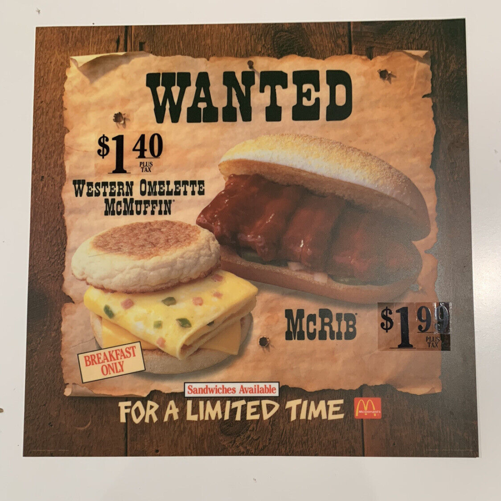 80s US McRib Promo