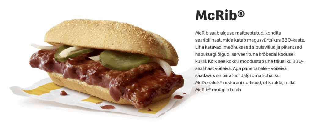 Estonia McRib
